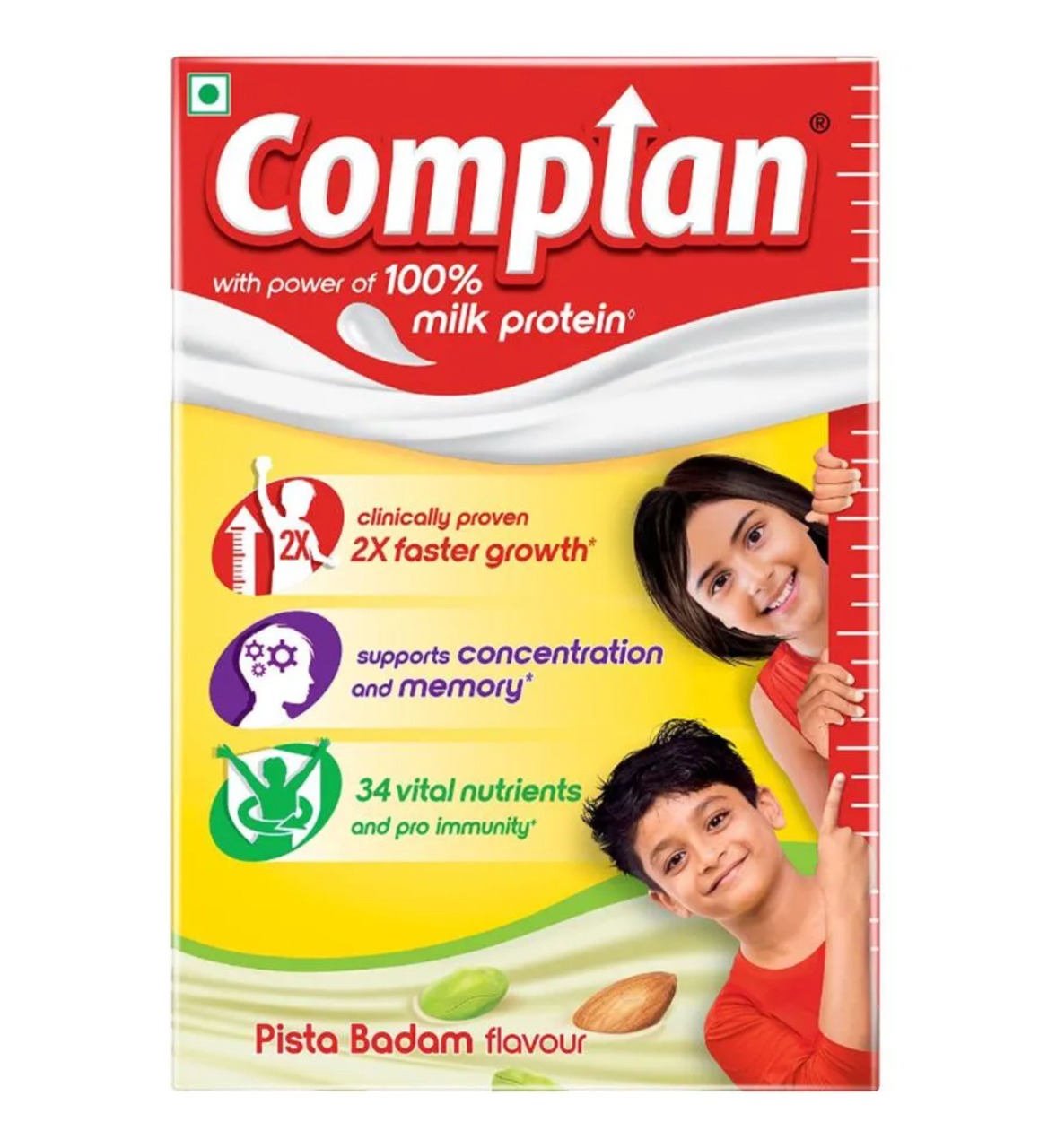 Complan Pista Badam  Flavor, 500g, Refill