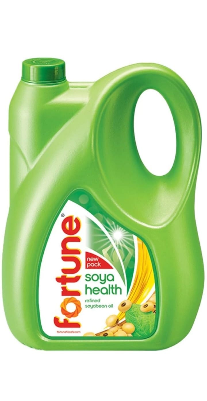 Fortune Soyabean Refined Oil, 5Ltrs 