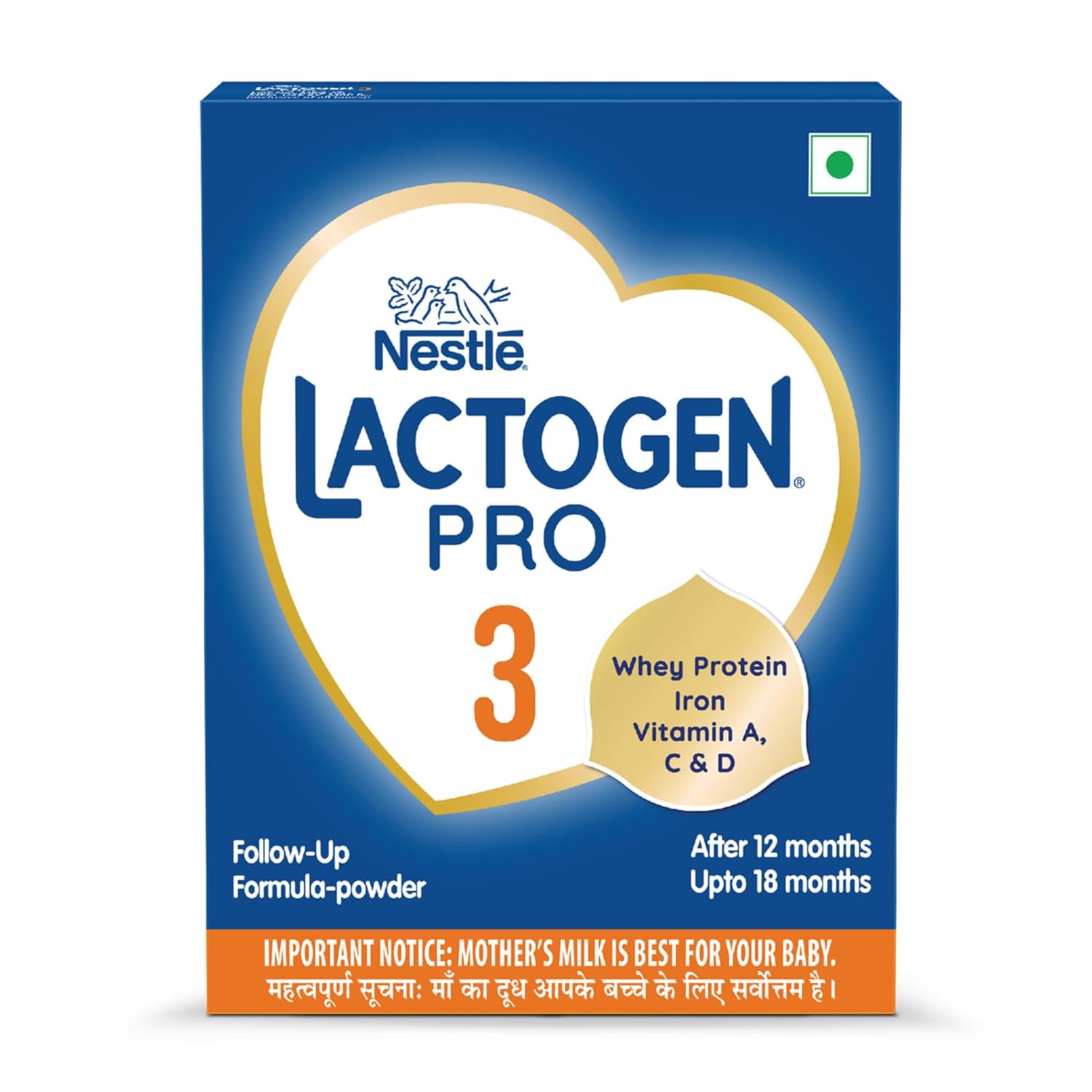 Nestle Lactogen Pro 3 Infant Formula Powder - After 12 Months Upto 18 Months, 400 g 