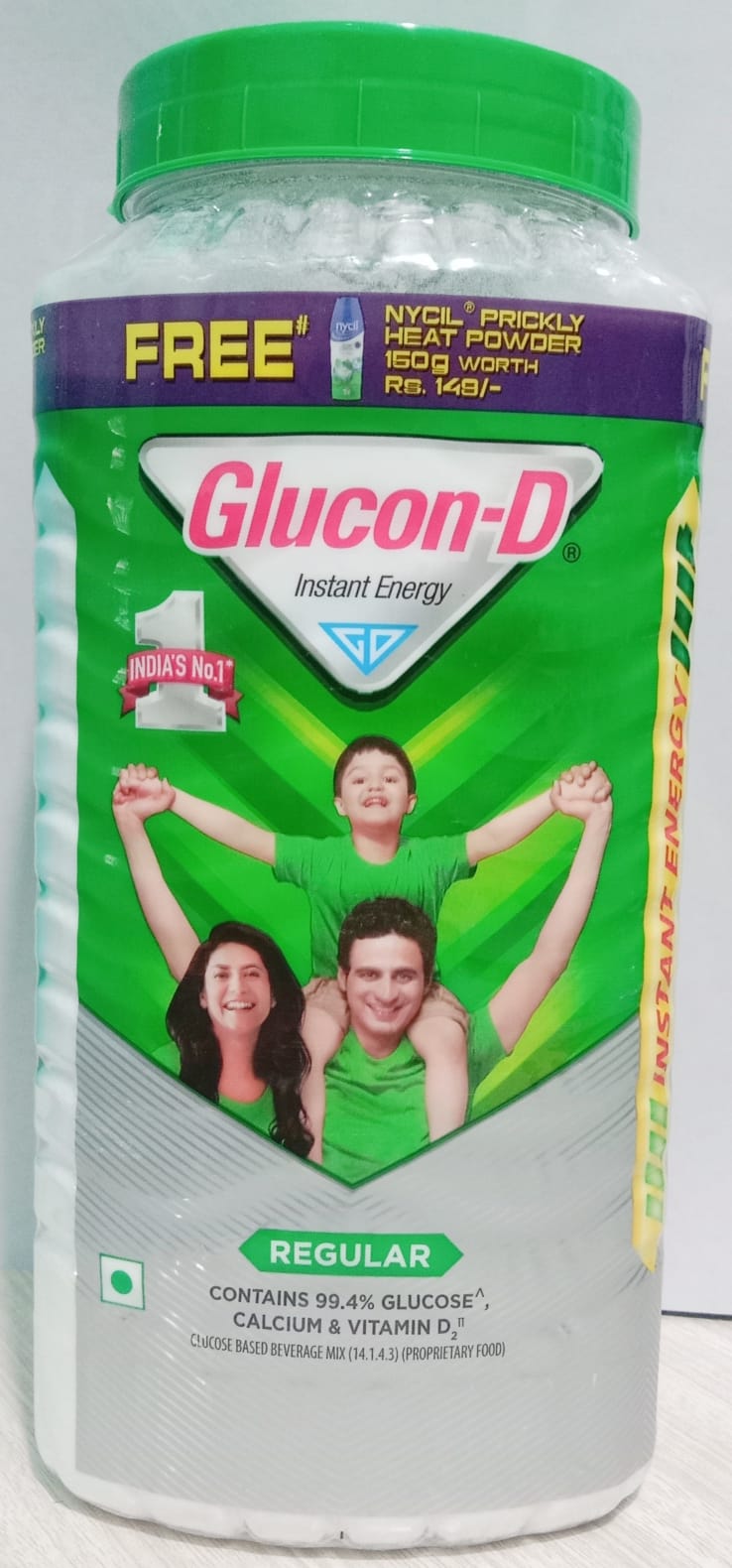Glucon-D Regular 1kg + 150gm Nycil Free