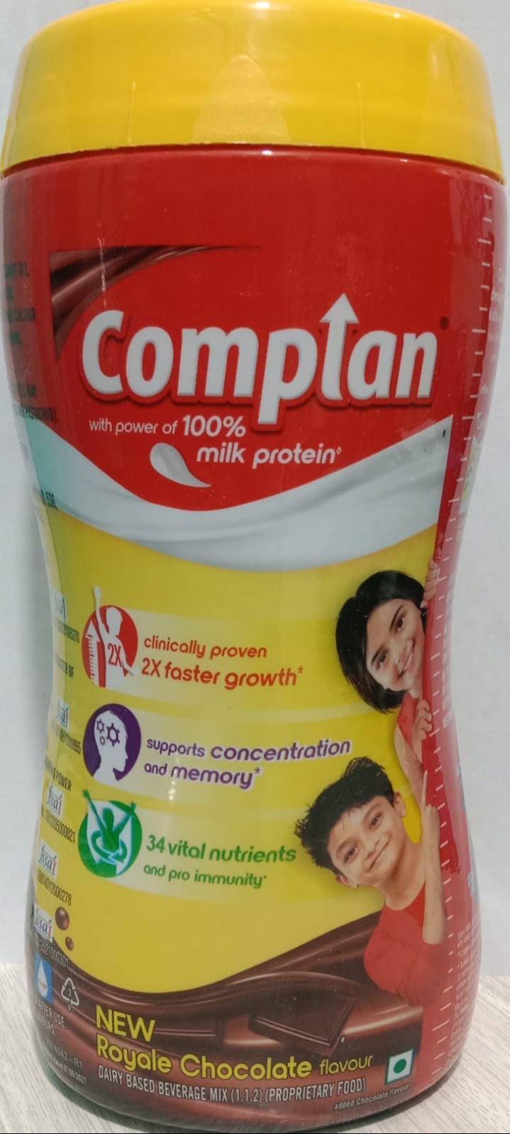 Complan Royale Chocolate 500g, Jar  