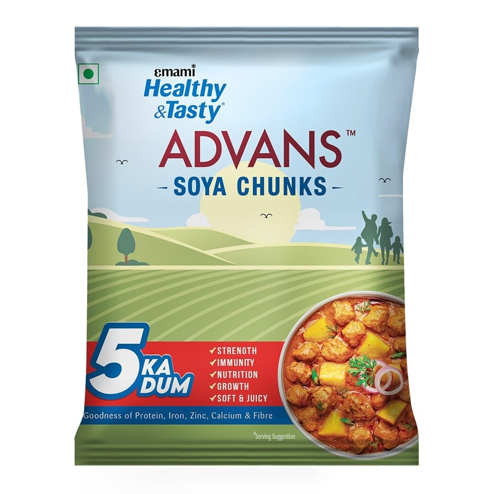 EMAMI Healthy & Tasty ADVANS Soya Bari Pack of 12